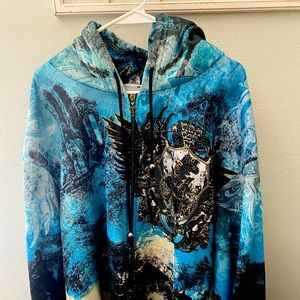 Multi colored hoodie